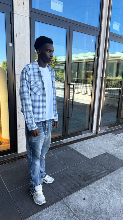 Iced Blue Flannel