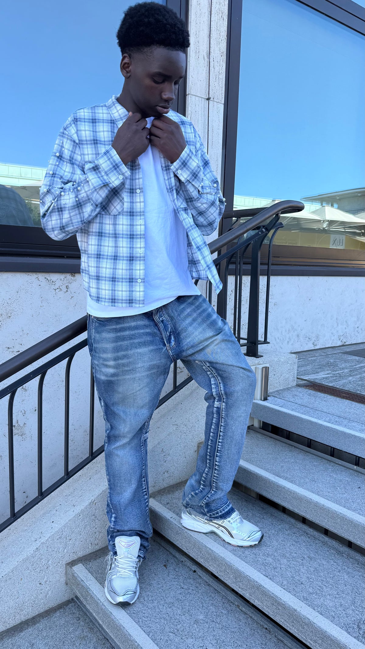 Iced Blue Flannel