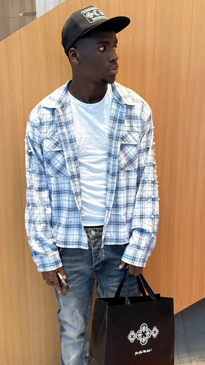 Iced Blue Flannel