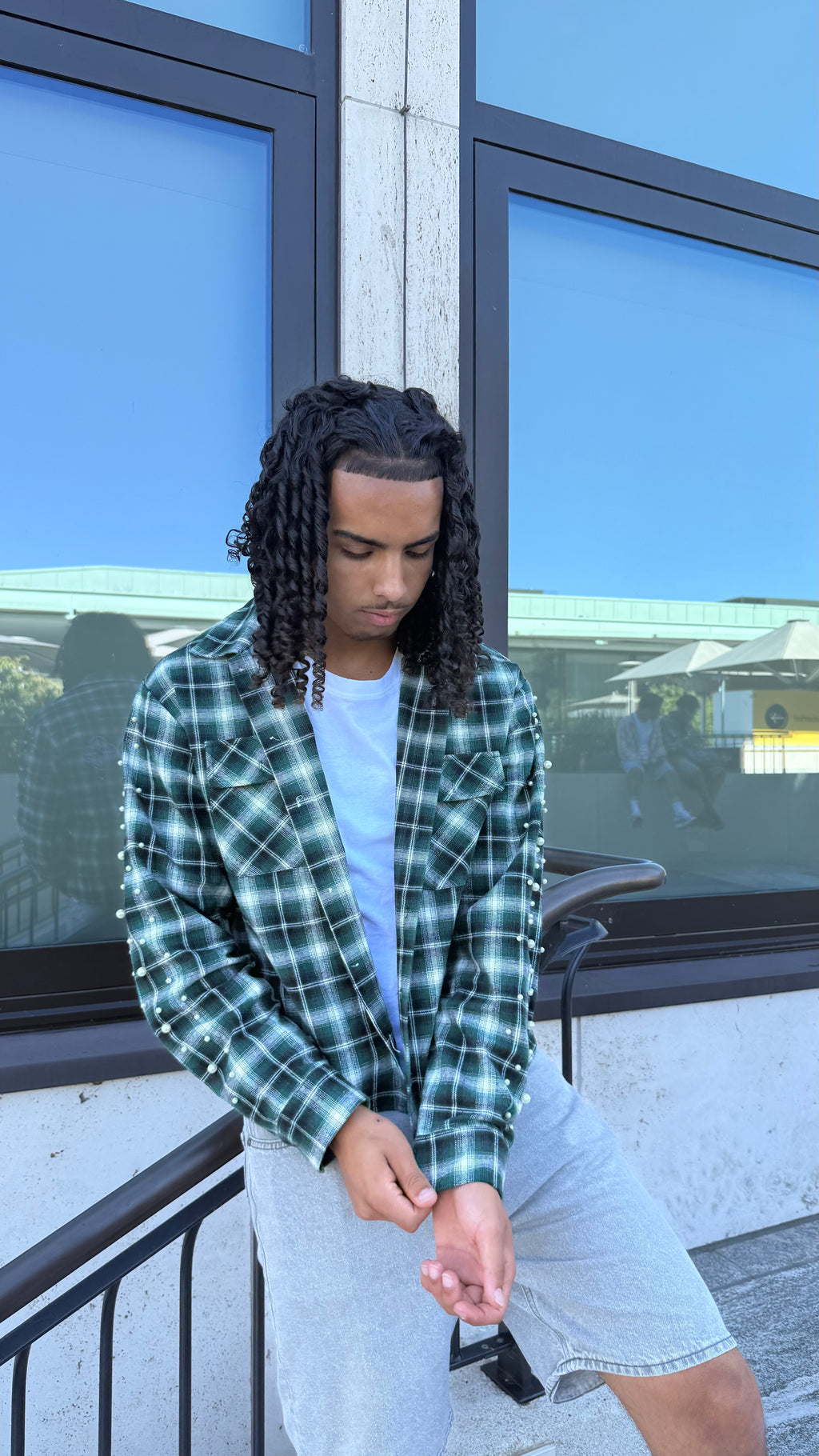 Dark Green Flannel