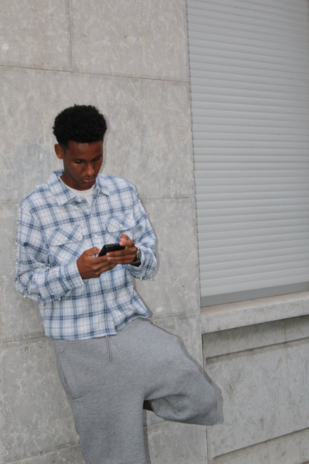 Iced Blue Flannel