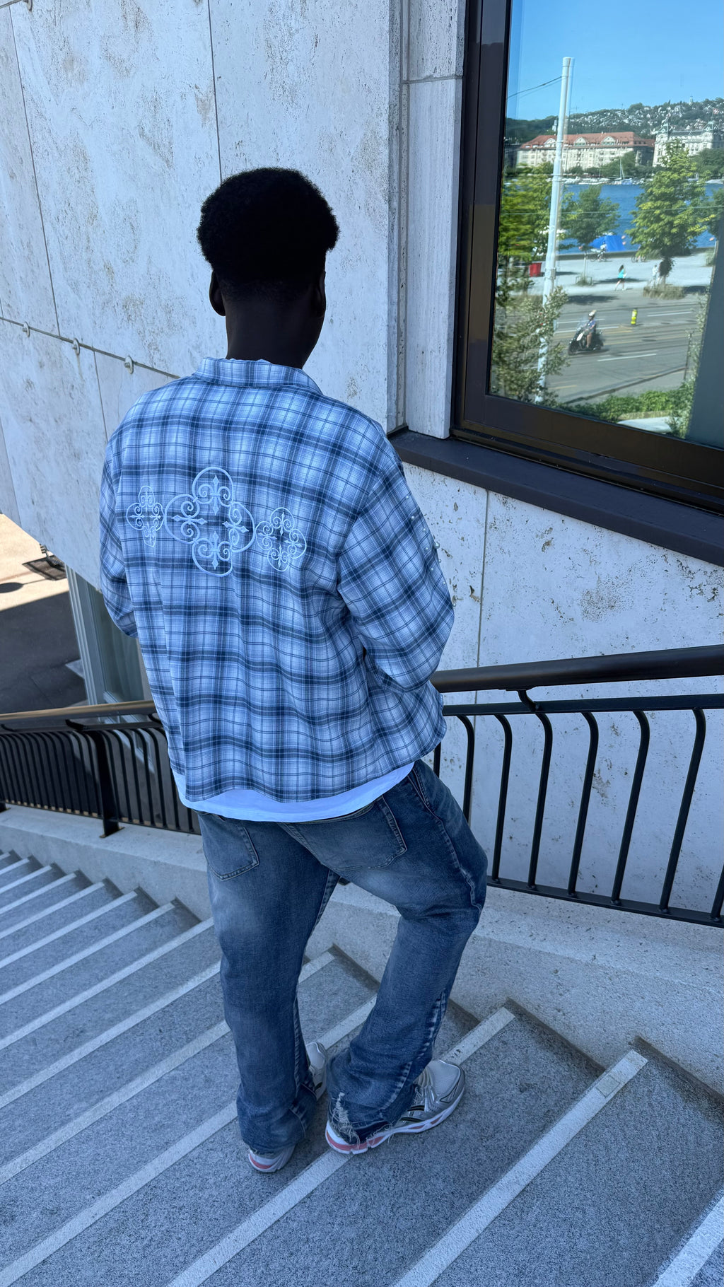 Iced Blue Flannel