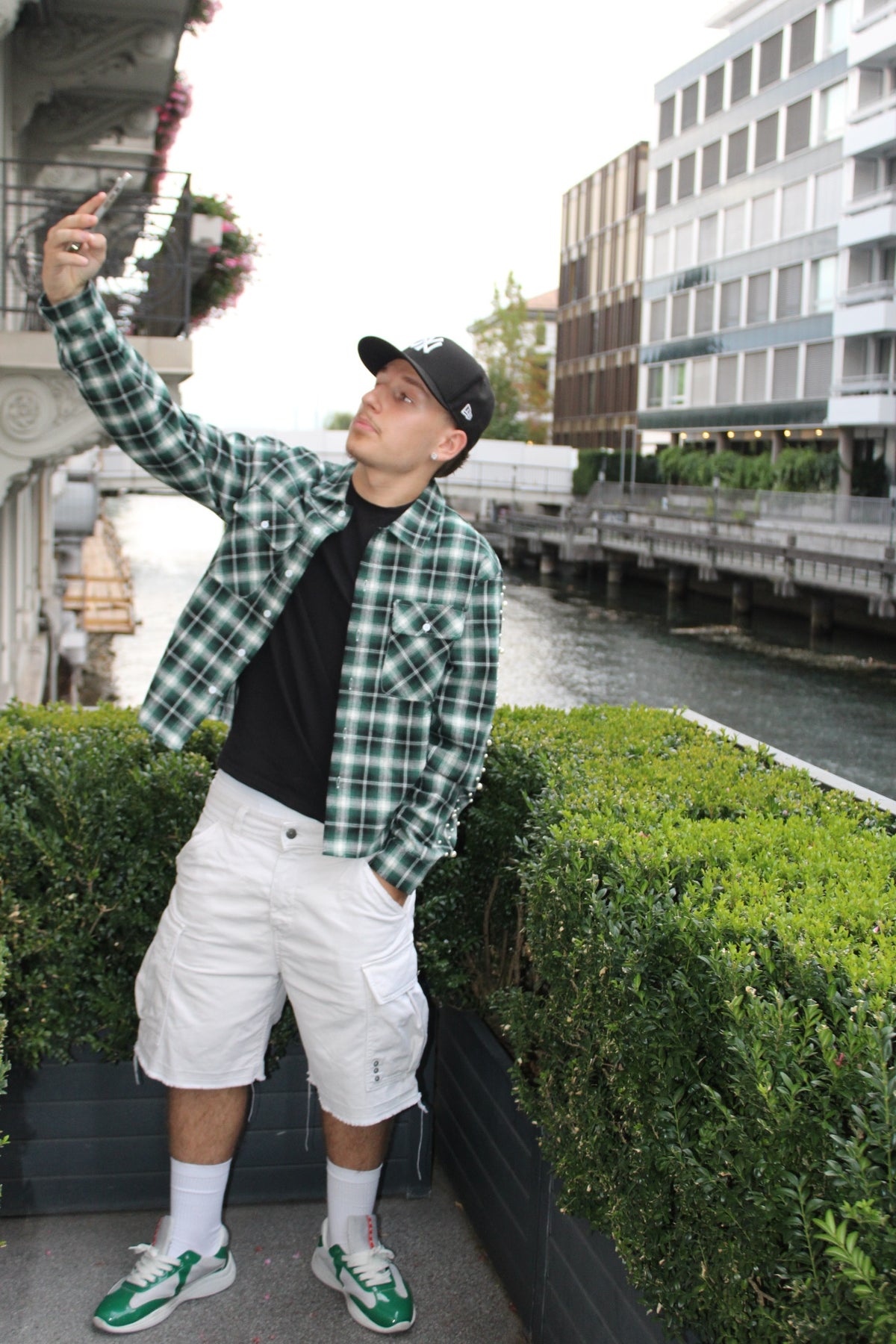 Dark Green Flannel